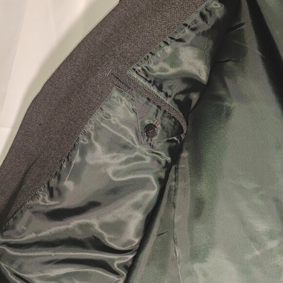 Gap Men’s XL Gray Wool Blazer Jacket | Lined Twill | Pre-Owned | Classic Fit - Picture 4 of 5